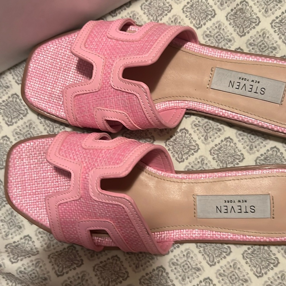 pink steve ny sandals